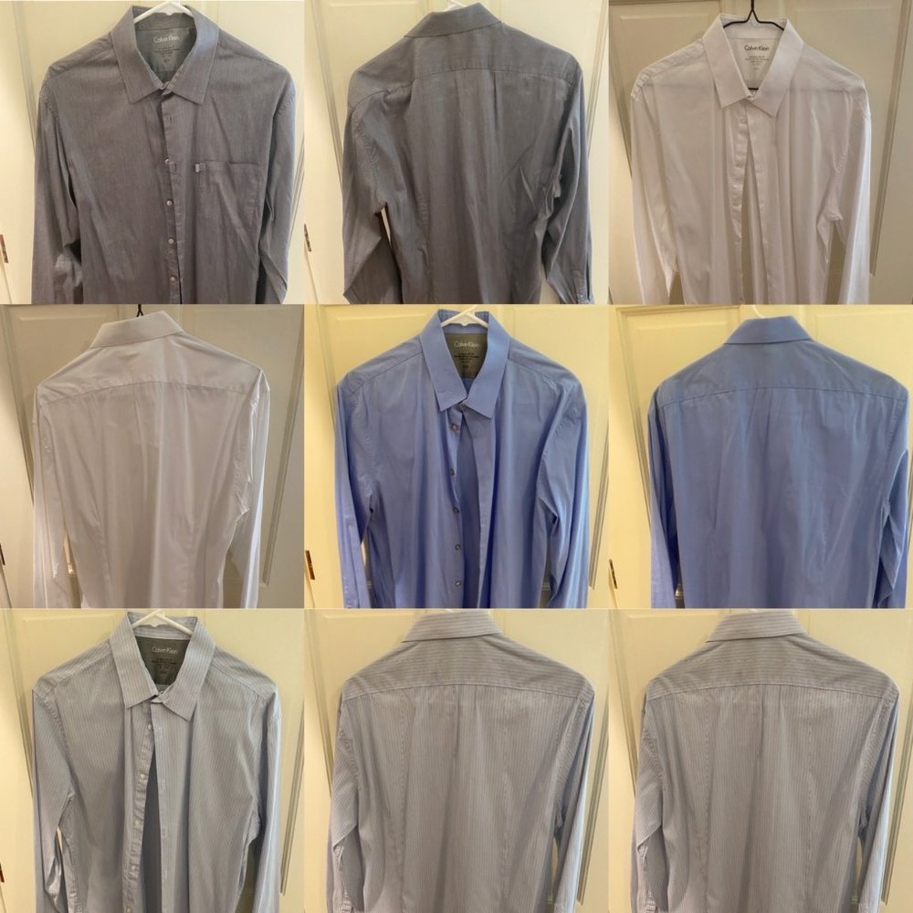 7 Calvin Klein Extreme slim fit shirts